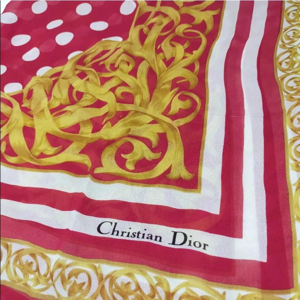 Stunning Christian Dior Vintage scarf‎ silk